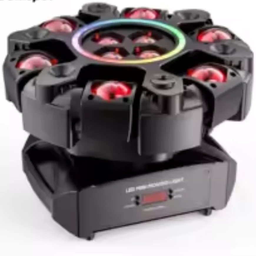 

Светодиодный прожектор 150W Moving Head Light RGBW для сцены, DMX, голосовое управление, для DJ, дискотек, вечеринок, концертов, свадеб, театра