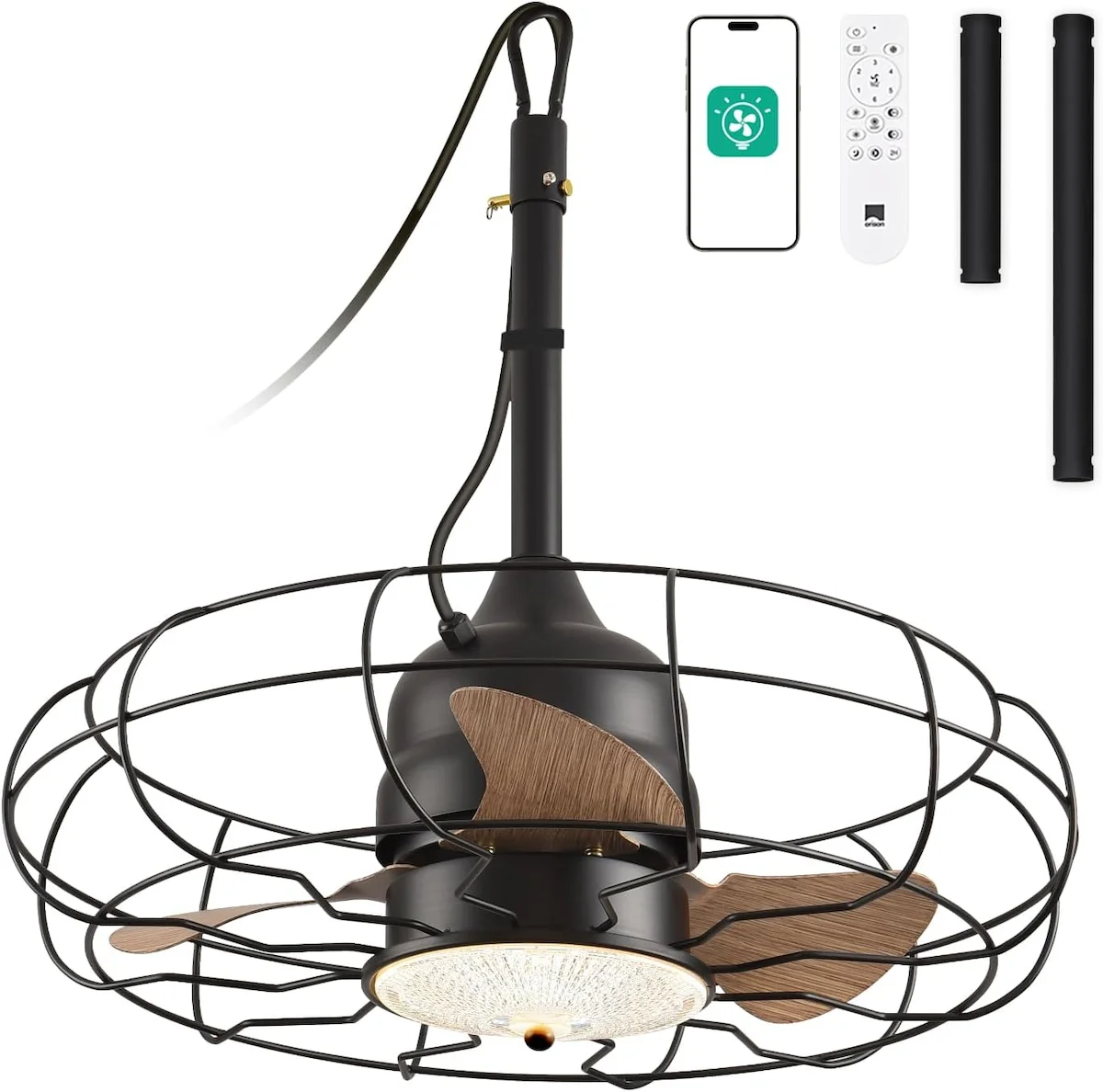 Orison Gazebo Fan,Outdoor Ceiling Fans with Light Waterproof