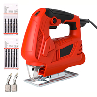 3000rpm 500W Electric Jigsaw With 10 Pcs Saw blade Electric Power Cutter for Wood, Metal and Plastic Cutting Woodworking DIY