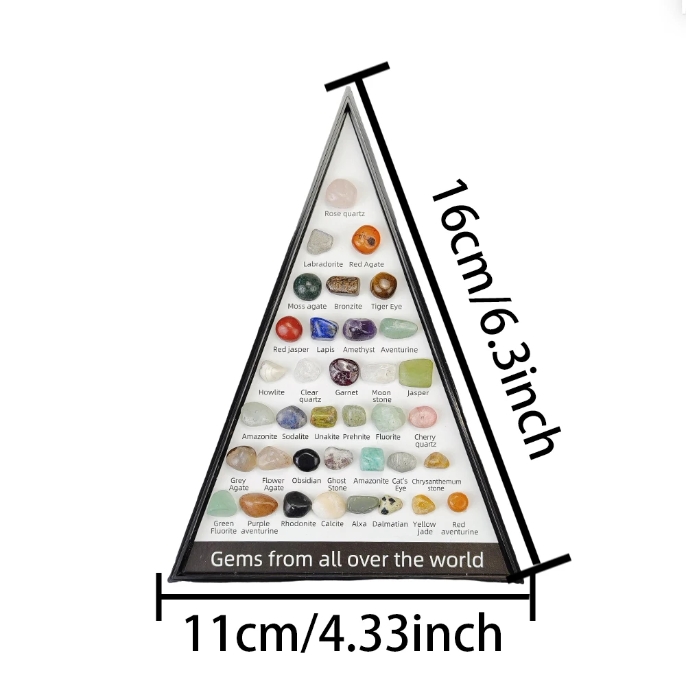 12pcs/15pcs/24pcs/36pcs Natural Ore Educational Specimens Raw Minerals Niche Zen Decor