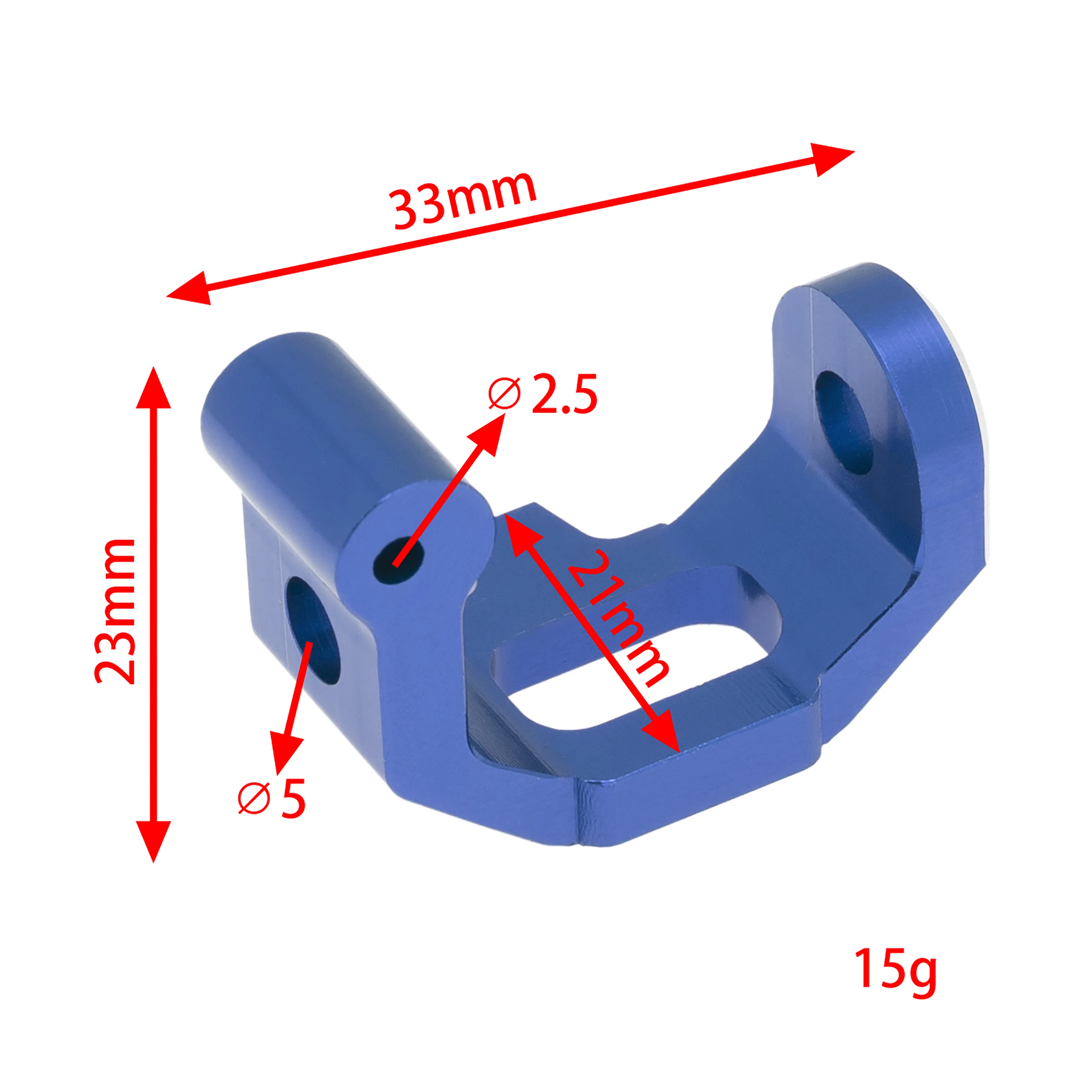 Meus Racing Aluminum Suspension Arm C-hub Steering Knuckle Rear Axle Carrier Upgrade Part for 1/10 4-Tec 2.0 3.0 93054-4