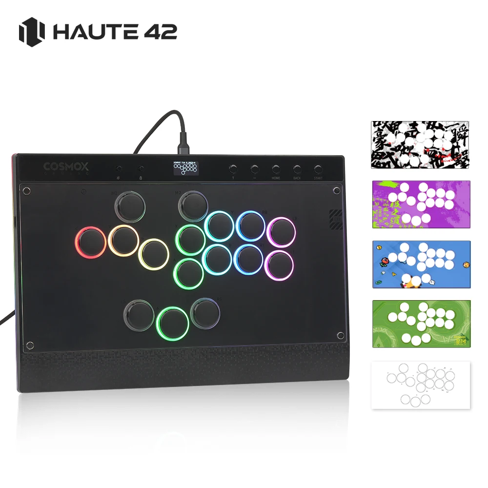 

Haute42 C16 Magnetic Leverless Hitbox Controller Stickless Arcade Controller Keyboard For PC/ PS5/PS4 Hitbox Fighting Stick