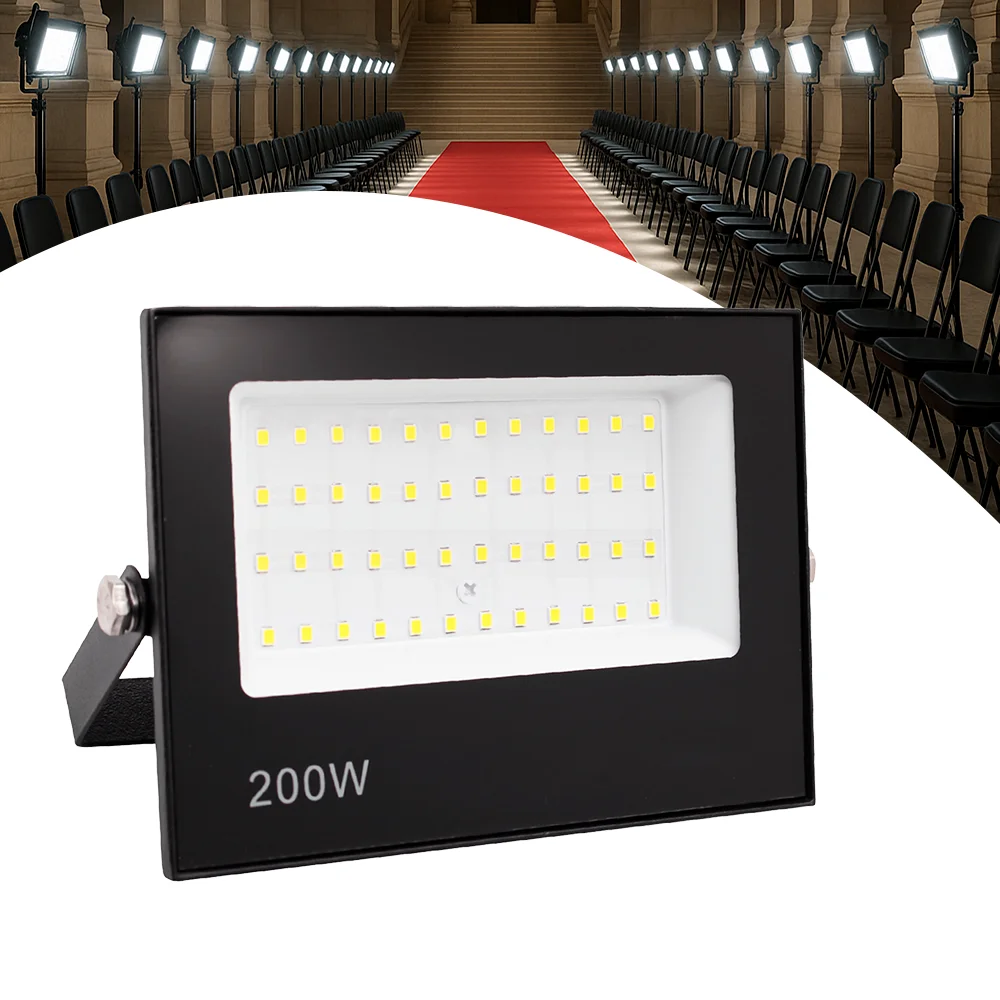 200W Led Reflector Full Power Bivolt Spotlight