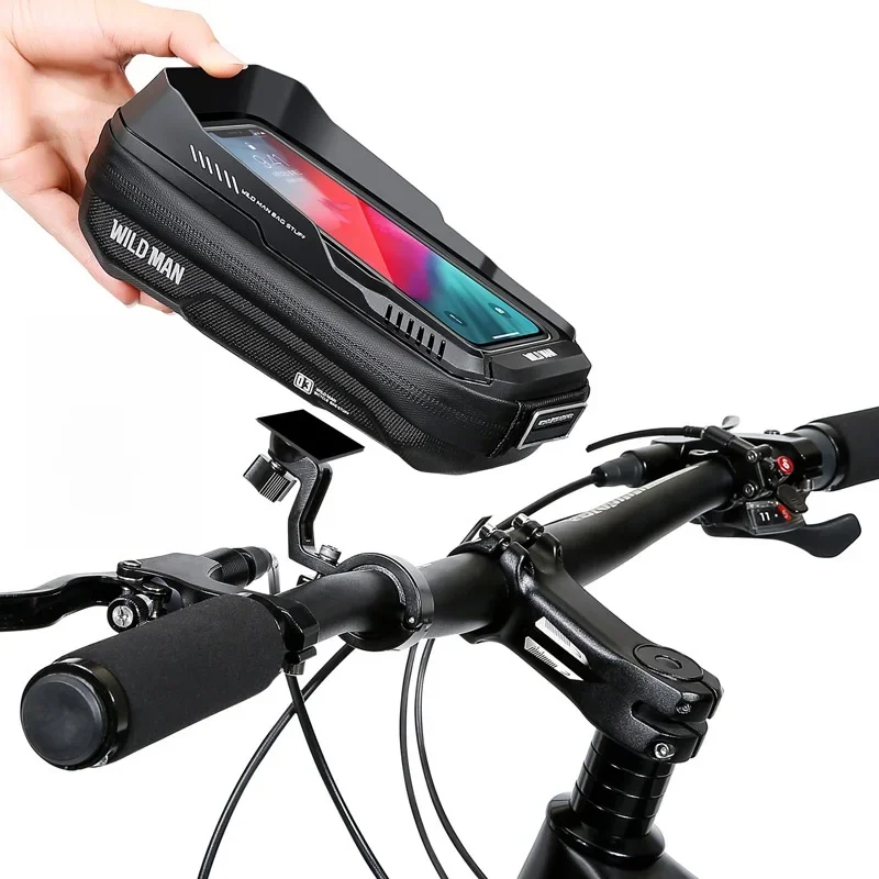 AliExpress Yaoiler New Bike Phone Holder Bag Case Waterproof Cycling Bike Mount 6.7in Mobile Phone Stand Bag Handlebar MTB Bicycle Accessories