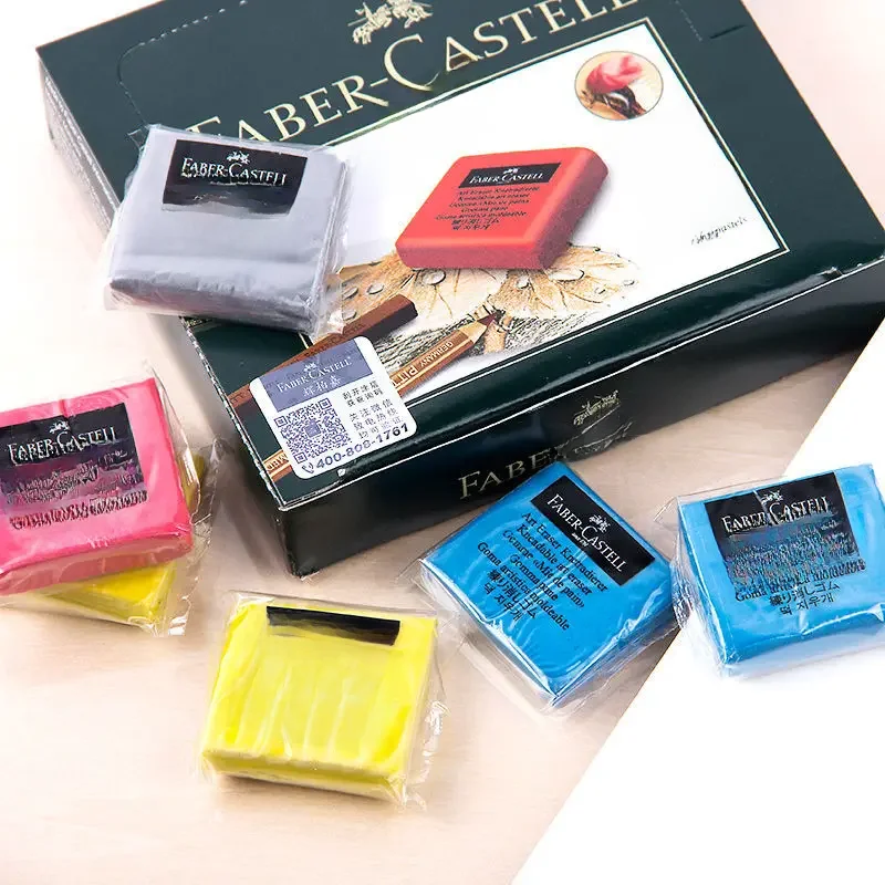 Faber-castell caoutchouc de plasticité gomme d'art douce essuyer surbrillance caoutchouc pétré pour Art Pianting conception croquis gomme papeterie