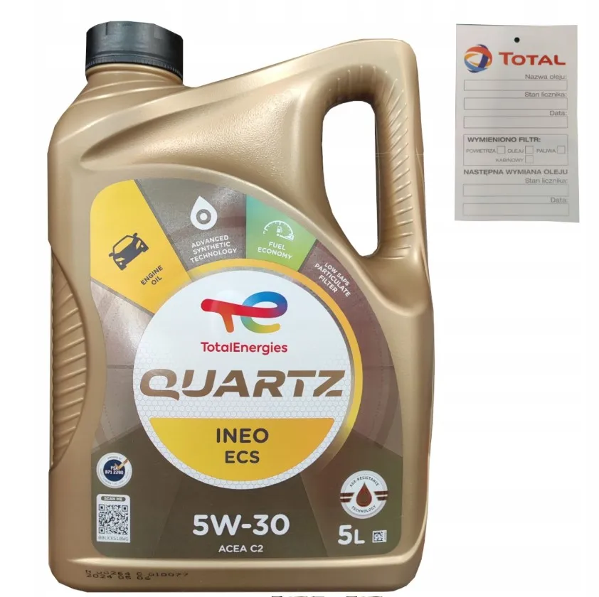 TOTAL QUARTZ INEO ECS 5W30 C2 5L FIAT 9.55535-S1 + SUSPENT