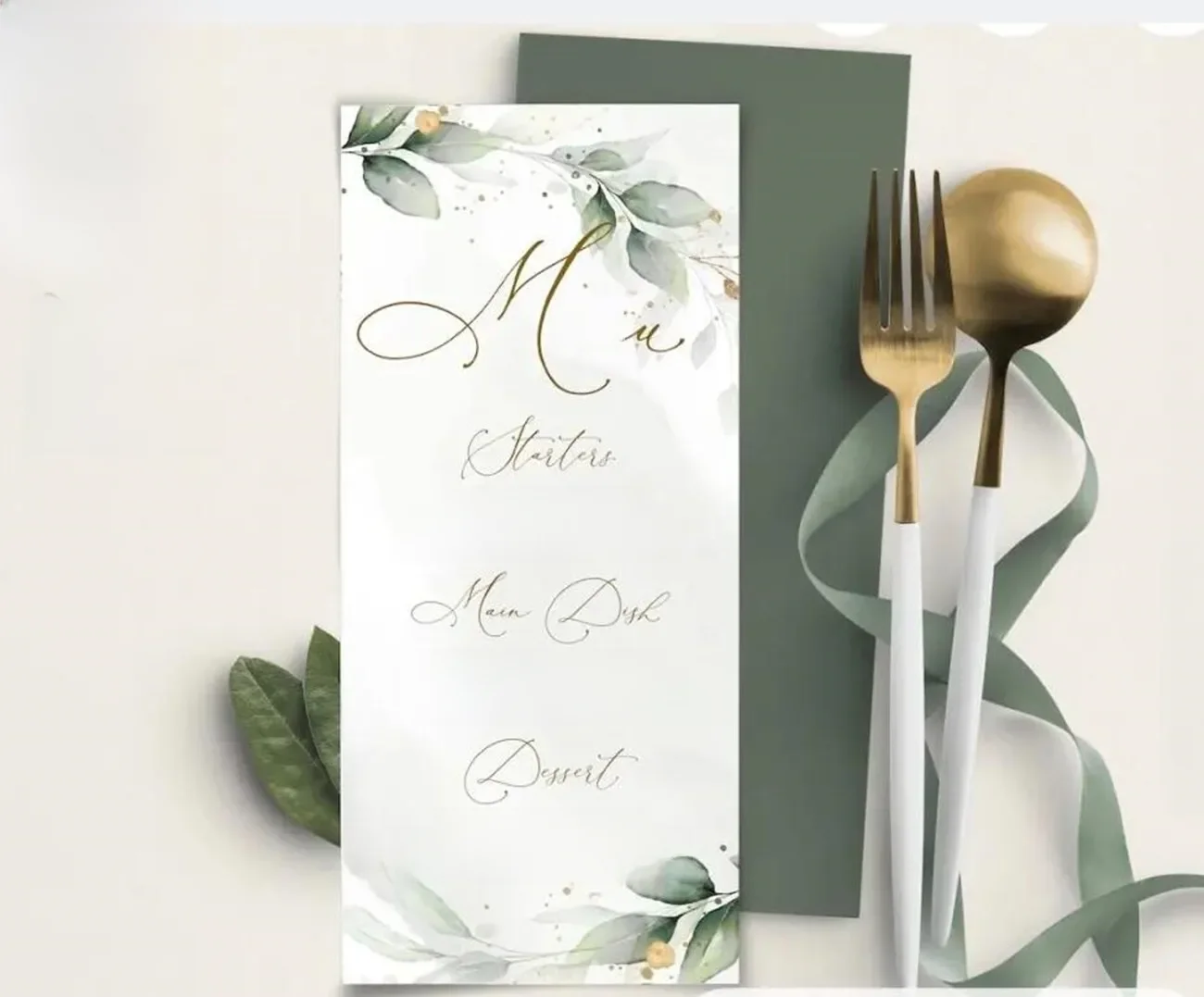 50 szt. Karta Menu ślubne spersonalizowane papierowe Brunch Menu pomysły na akcesoria weselne na przyjęcie urodzinowe — zdjęcie 2