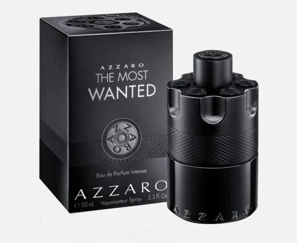 1. The Most Wanted Intense di Azzaro 100ml Eau De Parfum, Profumo Ricco e Profondo all'Ambra, Fragranza in Elegante Flacone