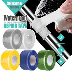 Nastro impermeabile Super resistente Stop Leaks Seal Repair Tape Fiber Performance nastro autoadesivo nastri isolanti adesivi in Silicone