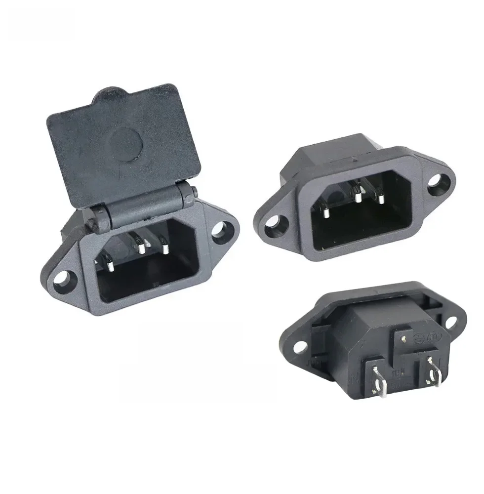 Connecteurs mâles ca 320 V 10a, panneau d'alimentation 3P IEC 250 C14, 1 pièce