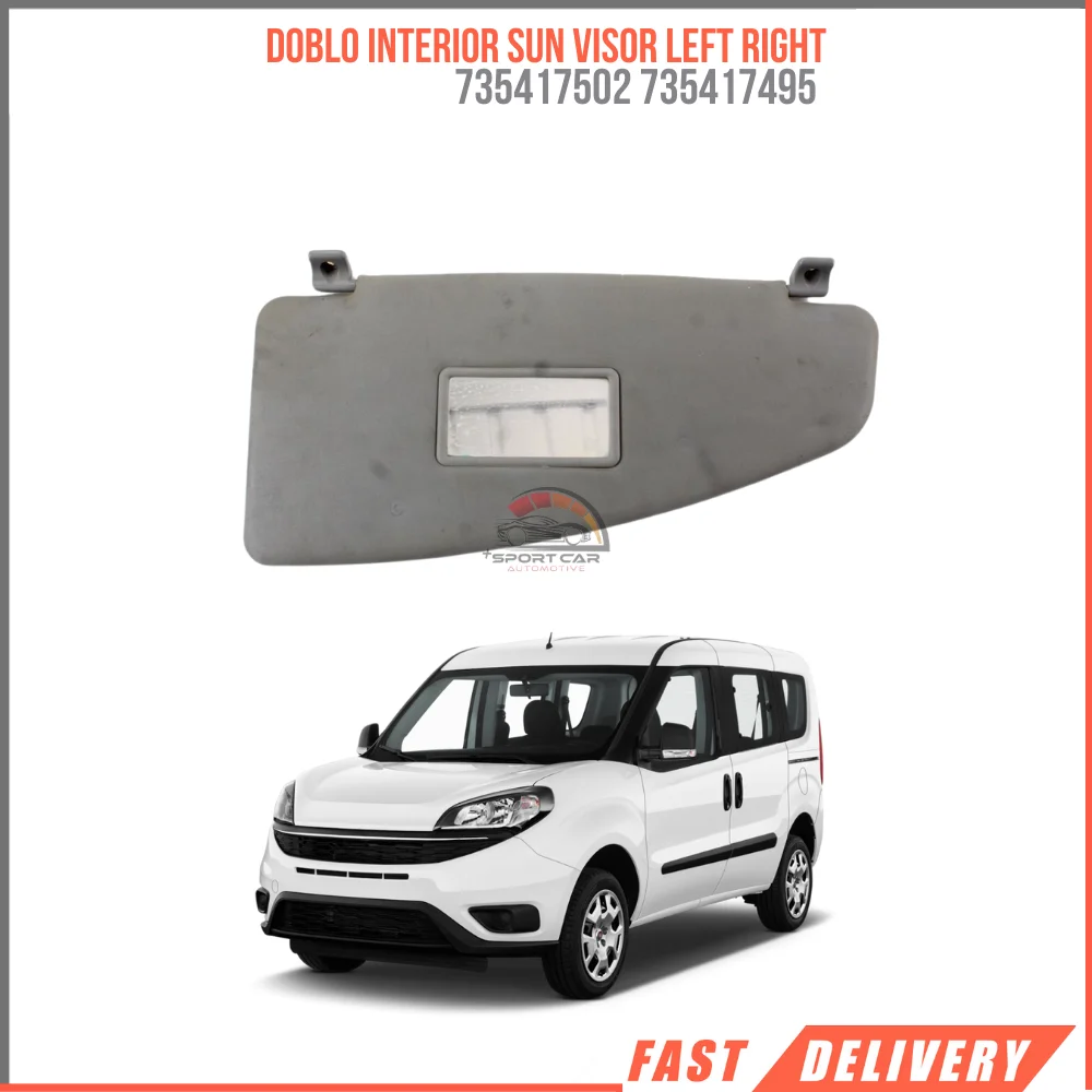 FOR DOBLO INTERIOR SUN VISOR LEFT RIGHT 735417502 735417495 REASONABLE PRICE FAST SHIPPING QUALITY VEHICLE PART SATISFACTION