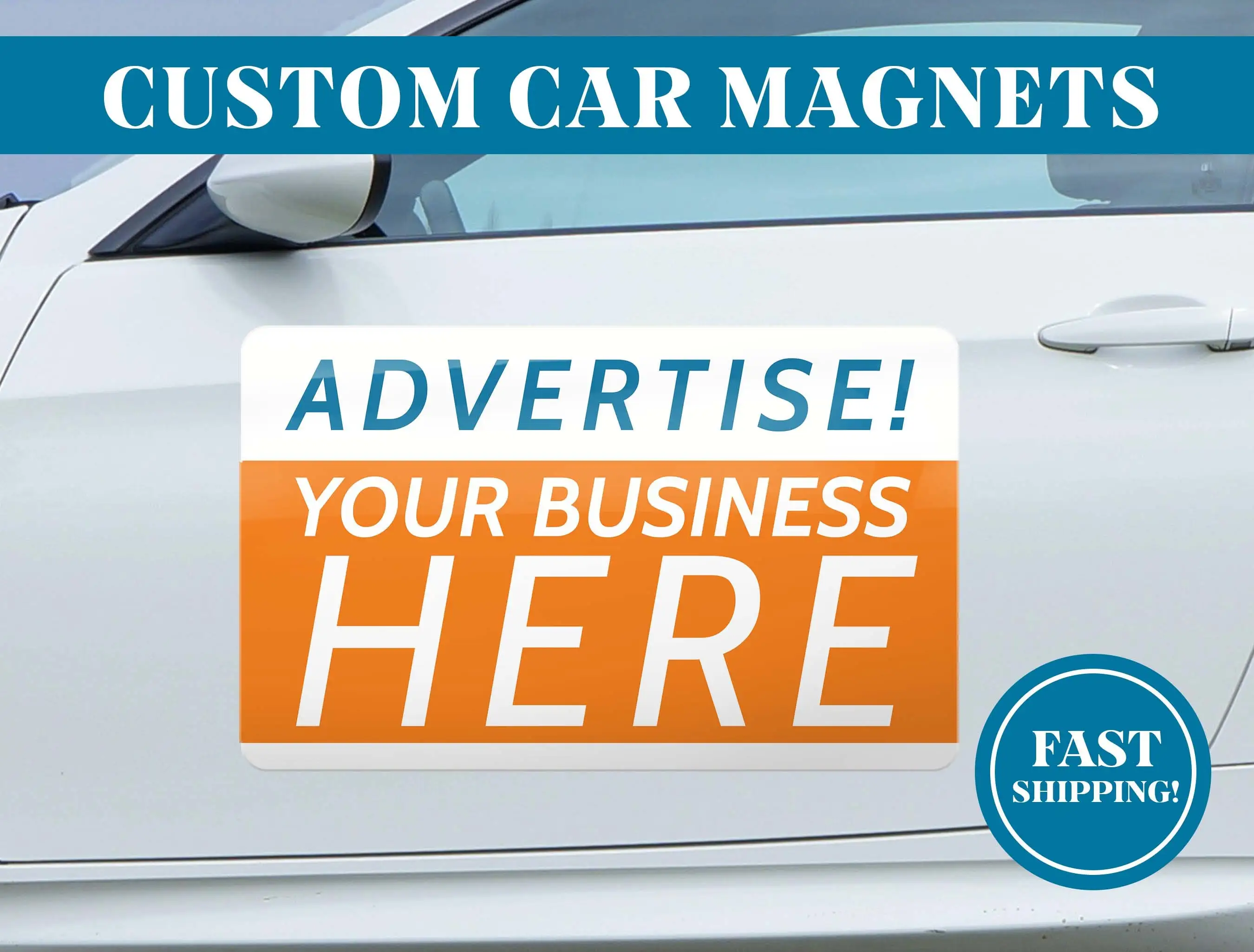 Custom Car Magnets Personalize Magnetic Sign Vehicle Magnets For Advertising, Businesses,Car Parades,Graduations,Pageants