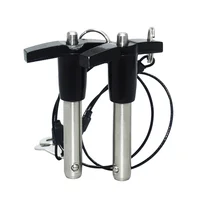 Envío gratis 1 pieza de pasador de liberación rápida con mango en T de acero inoxidable pines de inserción rápida pasador de seguridad Pin de bloqueo de bola diámetro 5/6/8/10 en stock