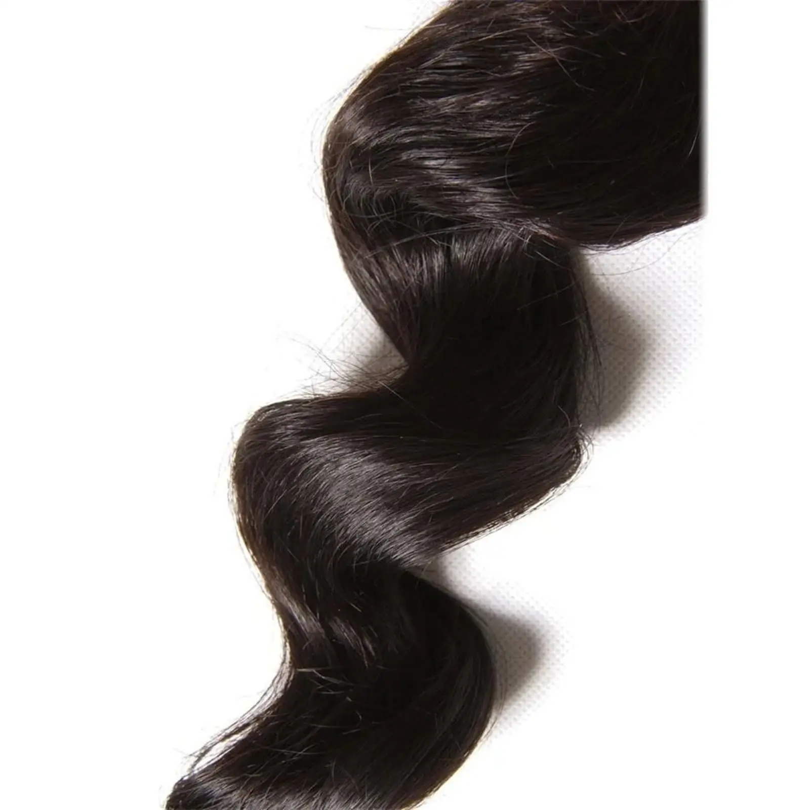 Pacotes de onda solta para mulheres negras, cabelo humano, cabelo remy brasileiro virgem, 100% não transformados, 3 pacotes, extensões