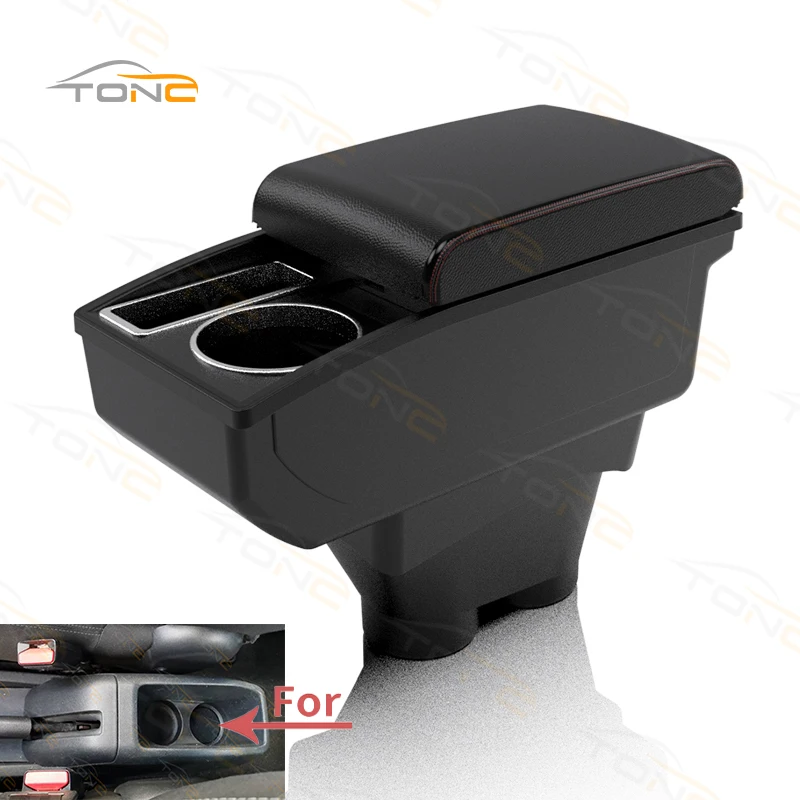 

For Peugeot 208 Armrest Box Storage Box 2012 2013 2014 2015 2016 2017 2018 Auto Parts Interior Center Console Organizer