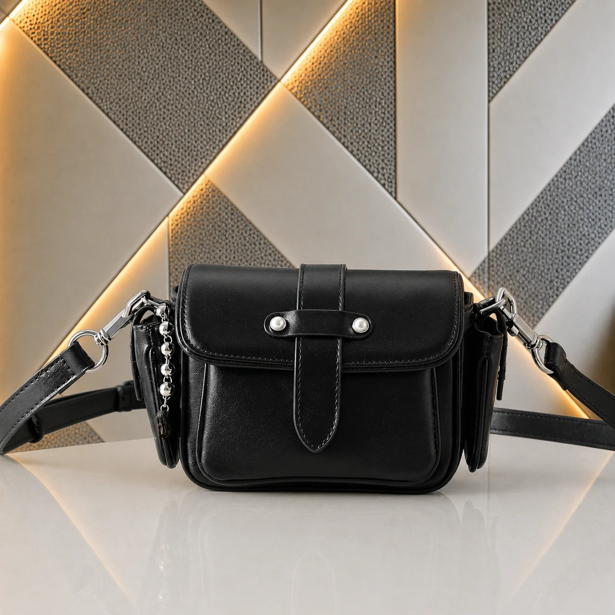 2026 Women Handbag Vintage Camera Crossbody Chest Bag Multi Compartment No Box Size:14x10x23cm
