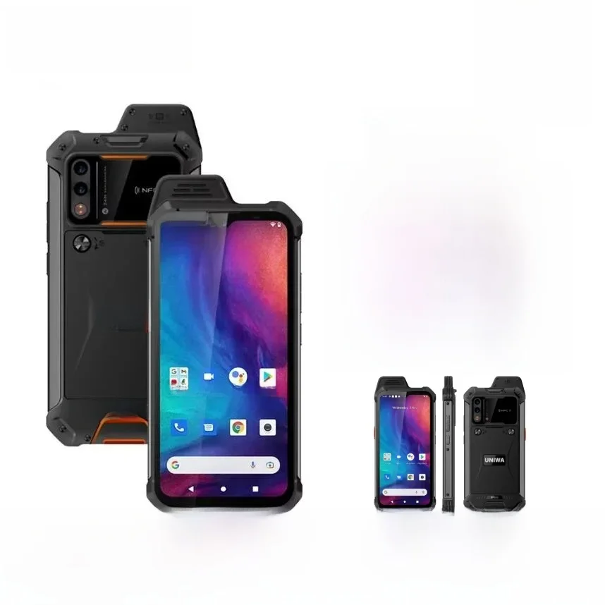 NIEUWE UNIWA W888 ATEX Explosie Batterij Europese Unie Certificering IP68 4G Robuuste Smartphone 4GB + 64GB HD/FHD Scherm Mobiele Telefoon - afbeelding 2