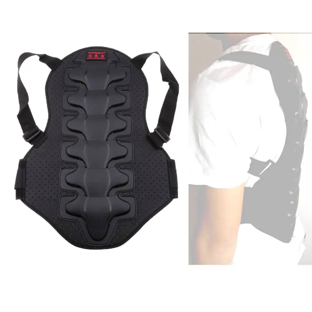 Motorcycle Bicycle Back Protector Racing Anti-fall Vest Protective Gear for Skiing Skating Back Protection spine protector