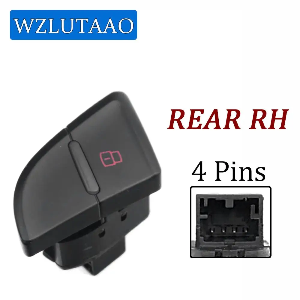 Front Rear RH LH Door Lock Unlock Switch Button 8KD962108 8KD962107 8KD962108A 8KD962107A For Audi A4 S4 B8 A5 S5 RS4 2008-2016