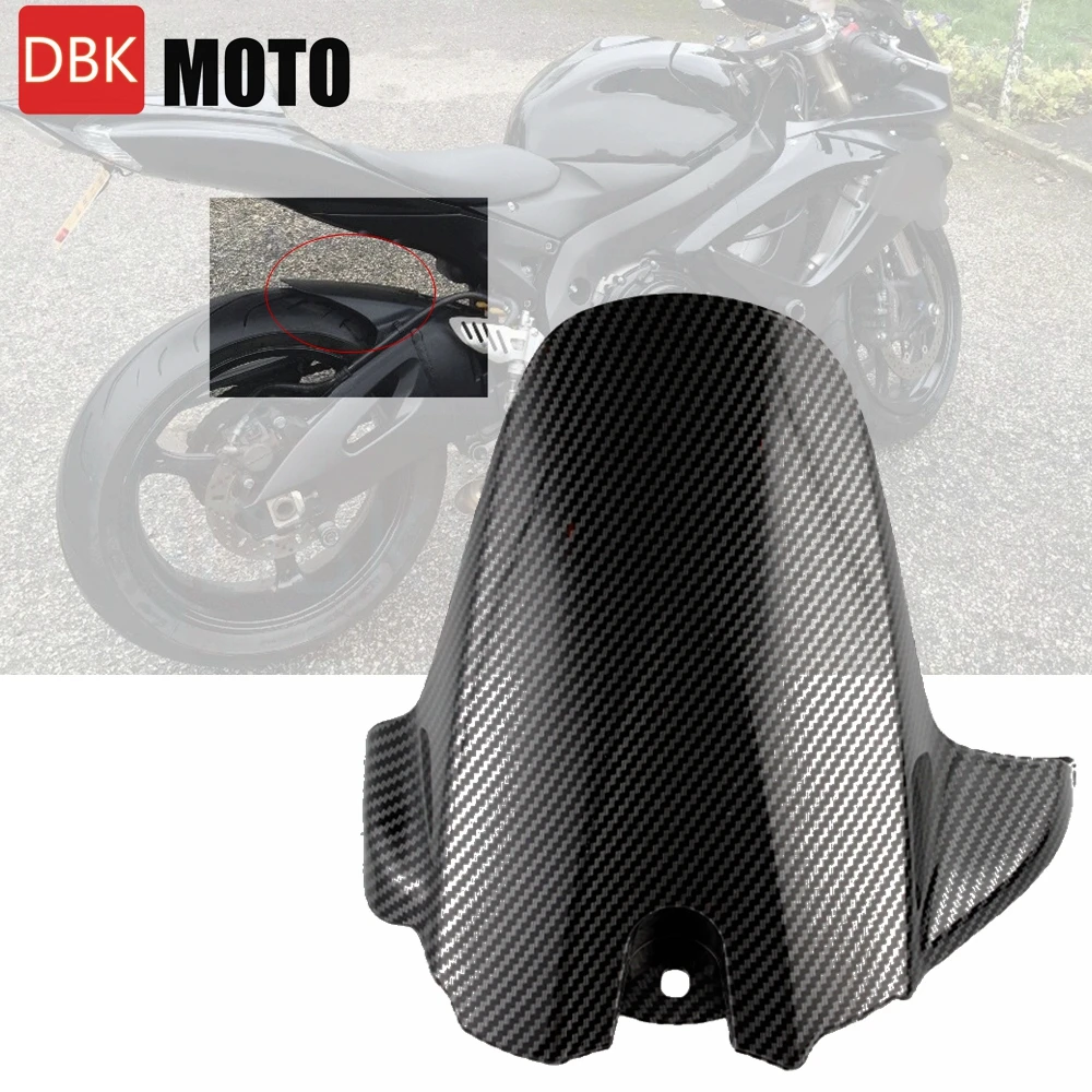 

Motorcycle Mudguard Mud Rear Fender Mudguard Tire Hugger for Suzuki GSXR600 750 K6 K8 2006-2010 Mud Splash(Carbon Fiber Painted)