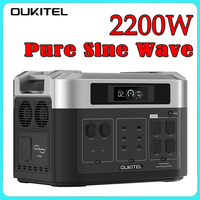 Oukitel Bp2000 Portable Power Station 2048Wh/640000Mah Lifepo4 Battery Solar Generator 2200W Ac Output 2000W Ups