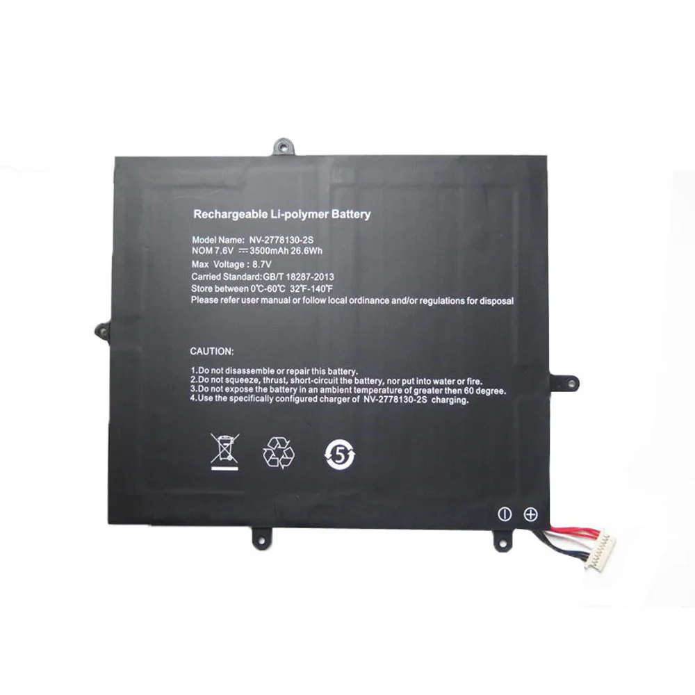 New Battery For Teclast F5 7.6V 3500MAH 26.6WH