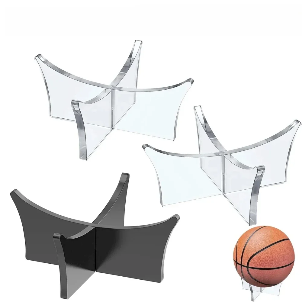 Support de Support de balle en acrylique, présentoir pour Football, basket-ball, volley-Ball, Rugby, vitrines, accessoires