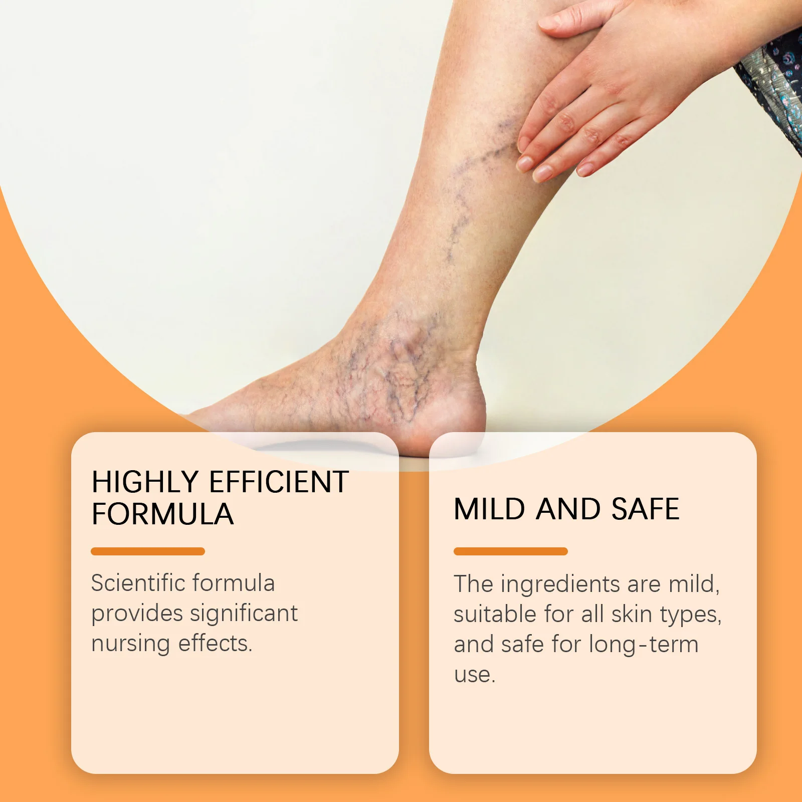 Turmeric Varicose Veins Patchs Reduce Leg Sore Swelling Soothes Tired Promote Smooth Blood Circulation Remove Spider Veins Legs