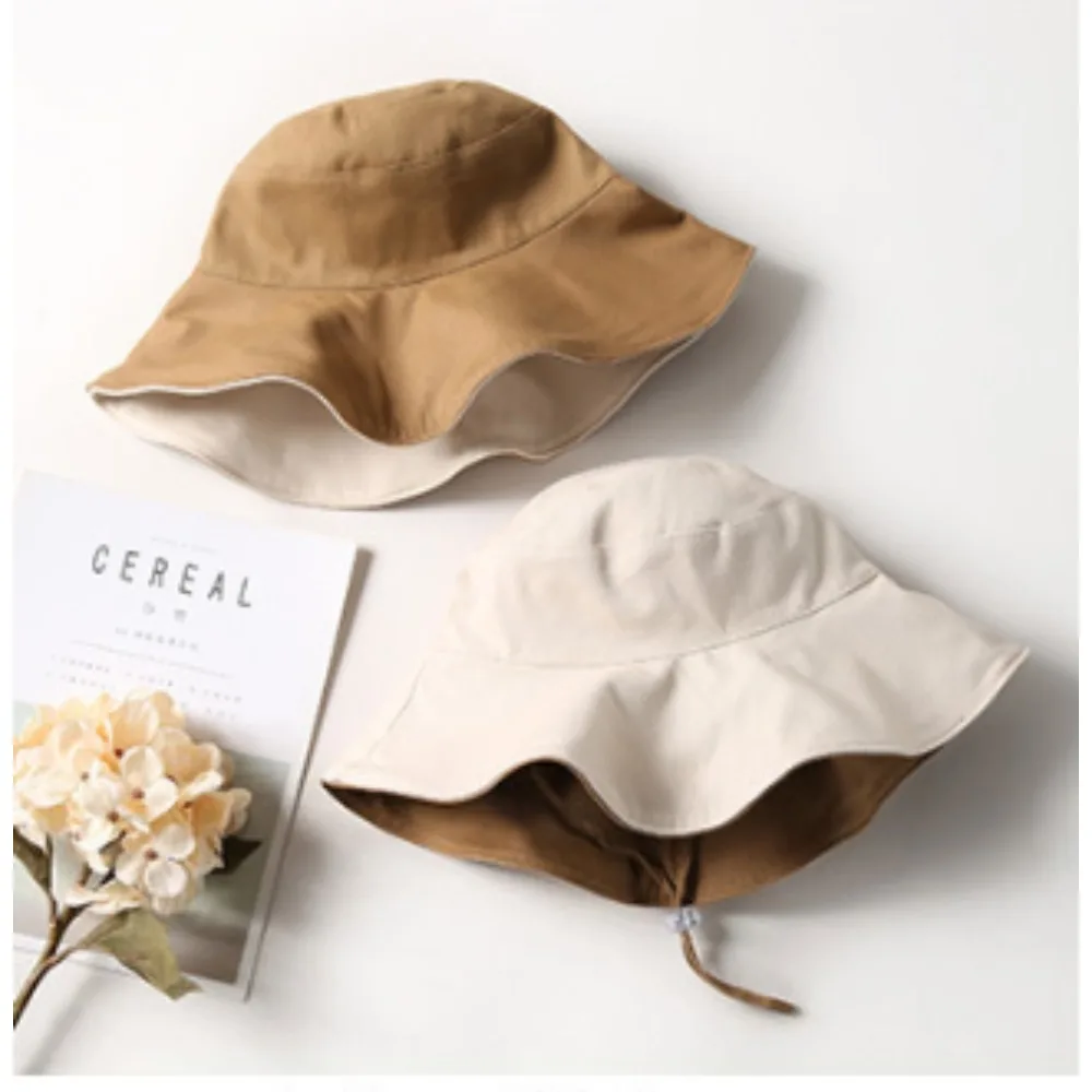 Women's Summer Fisherman Bucket Hat Japanese style Fresh looking Sun blocking Headwear Ideal for Outdoor Activities Fashionable