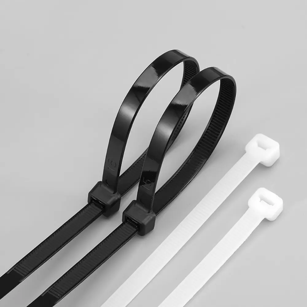 20/30/50Pcs 3mm 4mm 5mm Nylon Plastic Cable Ties Self-Locking Long Wide Extra Large Zip Ties Black White