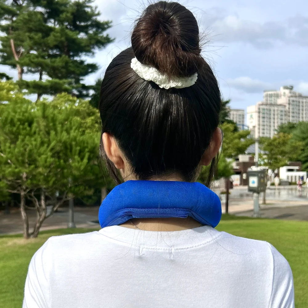 힐링팩토리 쿨넥 여름 넥쿨러 쿨스카프 오래가는 대용량 얼음 목도리 아이스 넥밴드 쿨 목걸이