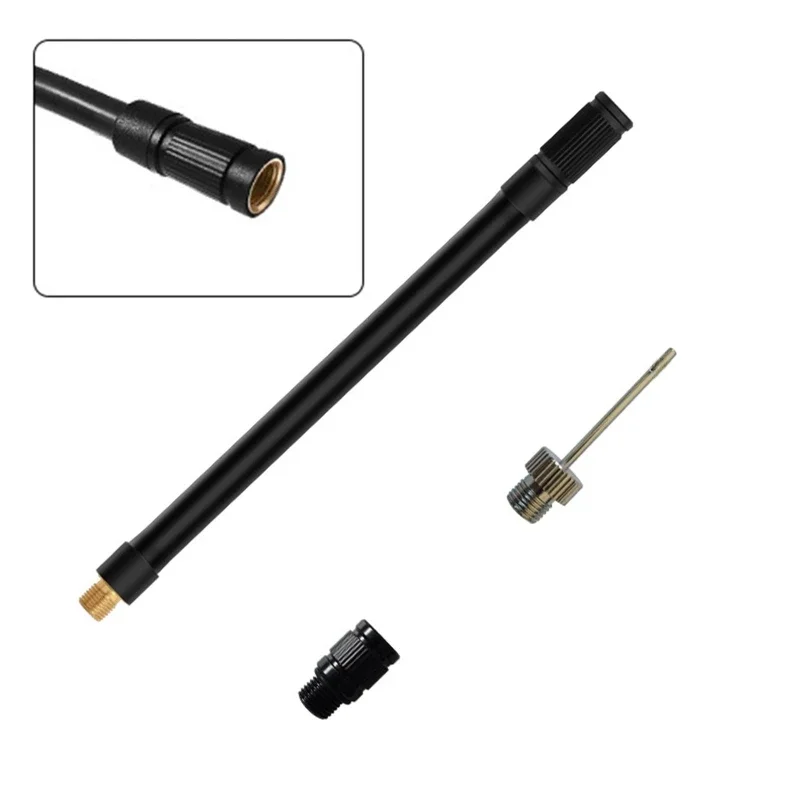 AliExpress UK KOU JIANG 1 Set Valve Adapter Air Pump Extended Nozzle Hose Bike Tire Inflator Nozzle Ball Pump Needle Tube