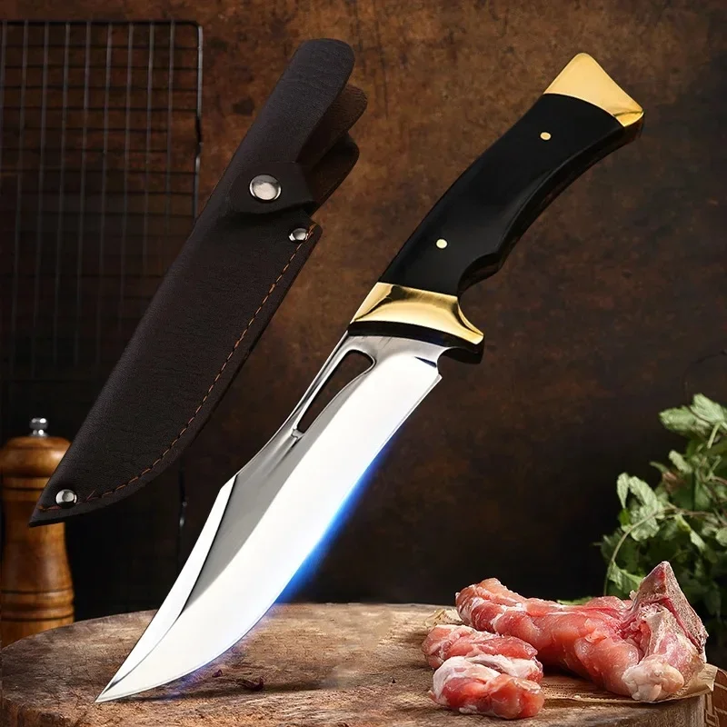 Küchenmesser Handschmiede Klinge Utility Ausbeinmesser Hackmesser Fleisch Fisch Obst Gemüse Chef Schneiden Kochen Metzger Ausbeinmesser