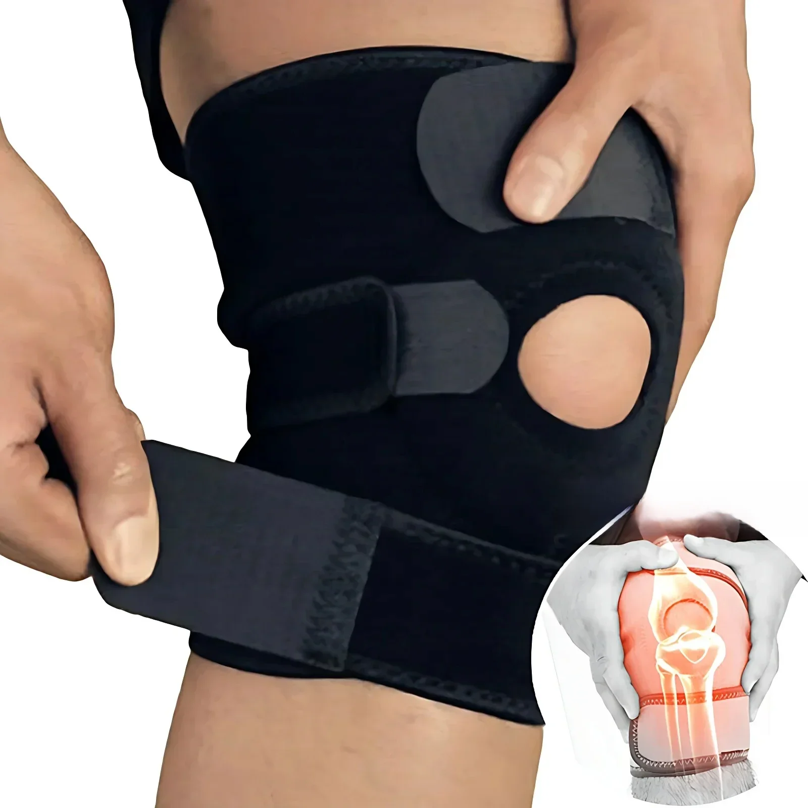 AliExpress Sports knee pads, outdoor hiking, basketball, cycling, knee pads, running, strengthening protective gear, spring knee pads