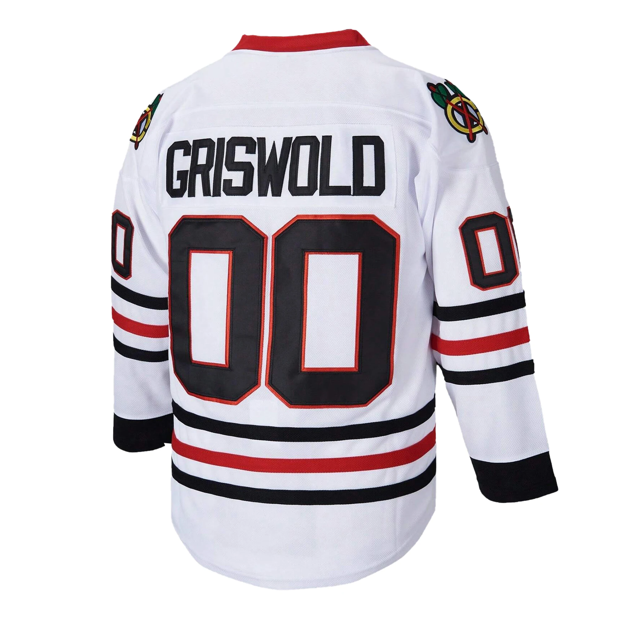 Griswold 00 X-Mas Christmas Vacation Men's “1989 Christmas Movie” Male Lead Hockey Jersey Embroidered Hockey Uniforms Gifts for Movie Lovers，Not Deer Head