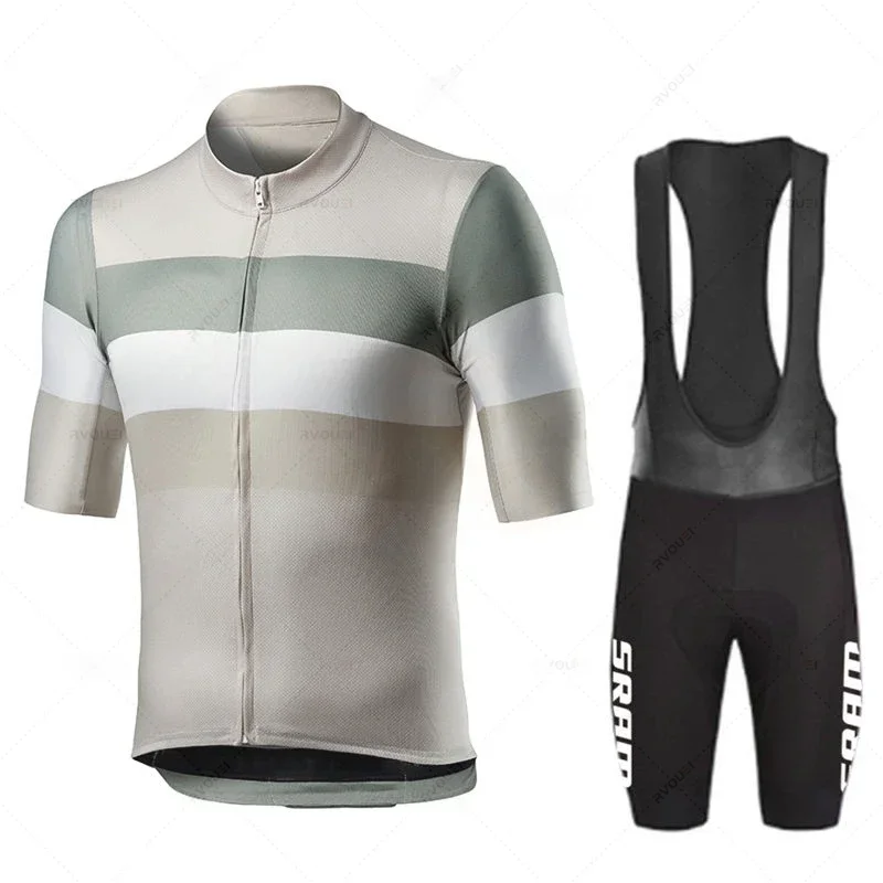 AliExpress SRAM Sram Pro Cycling Clothing for Men, Road Bike Wear, Racing Clothes, Quick Dry, Bicycle Jersey Set, New, 2025