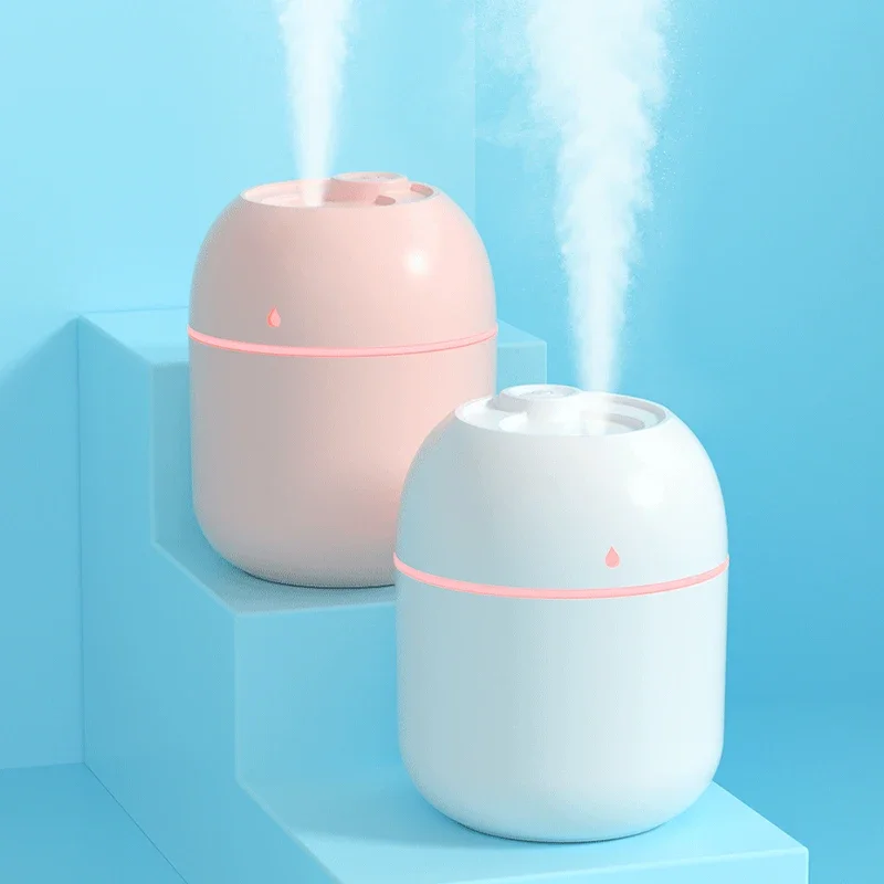 Przenośny ultradźwiękowy Mini nawilżacz powietrza USB Dyfuzor olejków eterycznych Oczyszczacz samochodowy Aroma Anion Mist Maker z oświetleniem lampy LED — zdjęcie 2