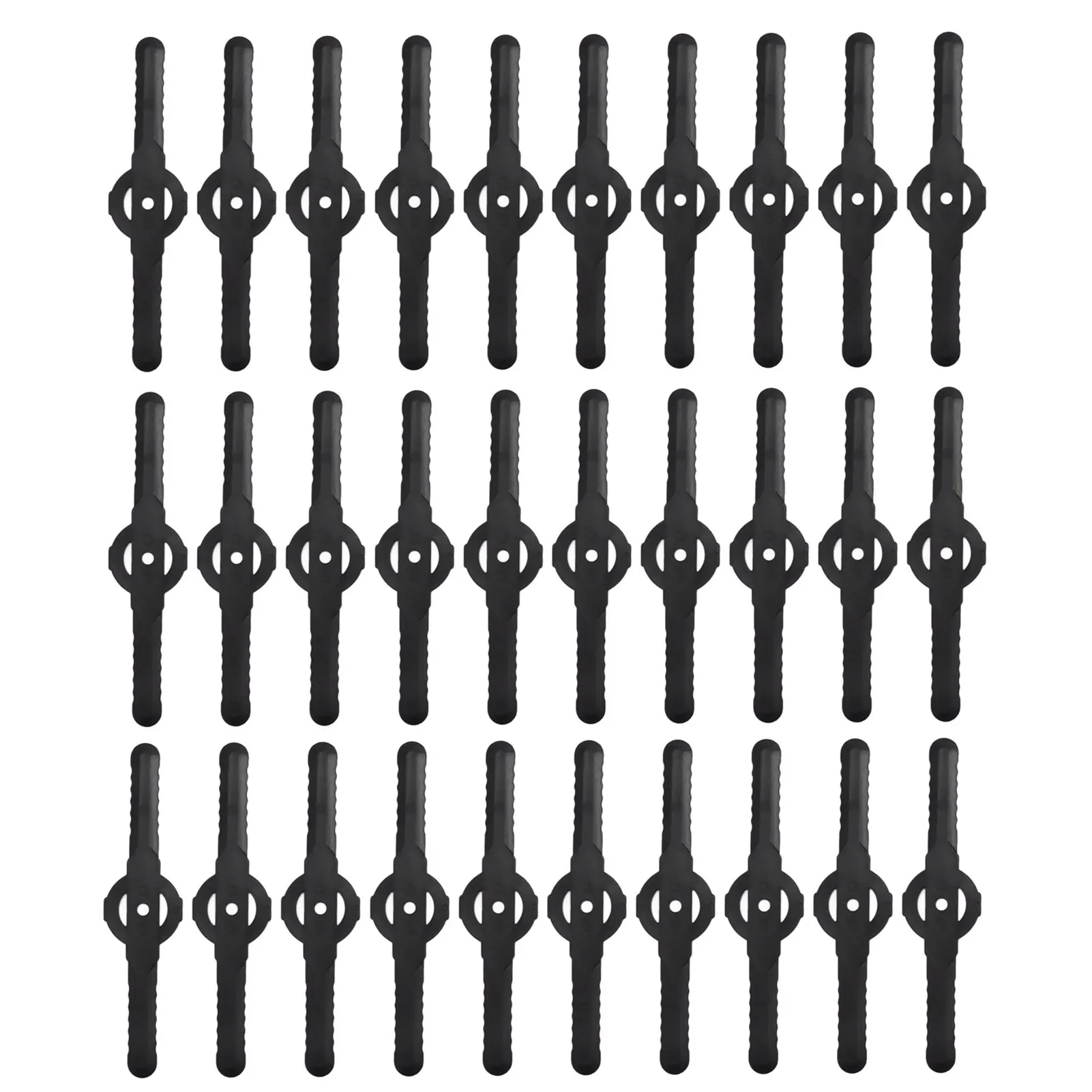 30PCS Trimmer Head Blades Replace Electric Weed Trimmer Long Blade Mowing Accessories for Garden Lawn