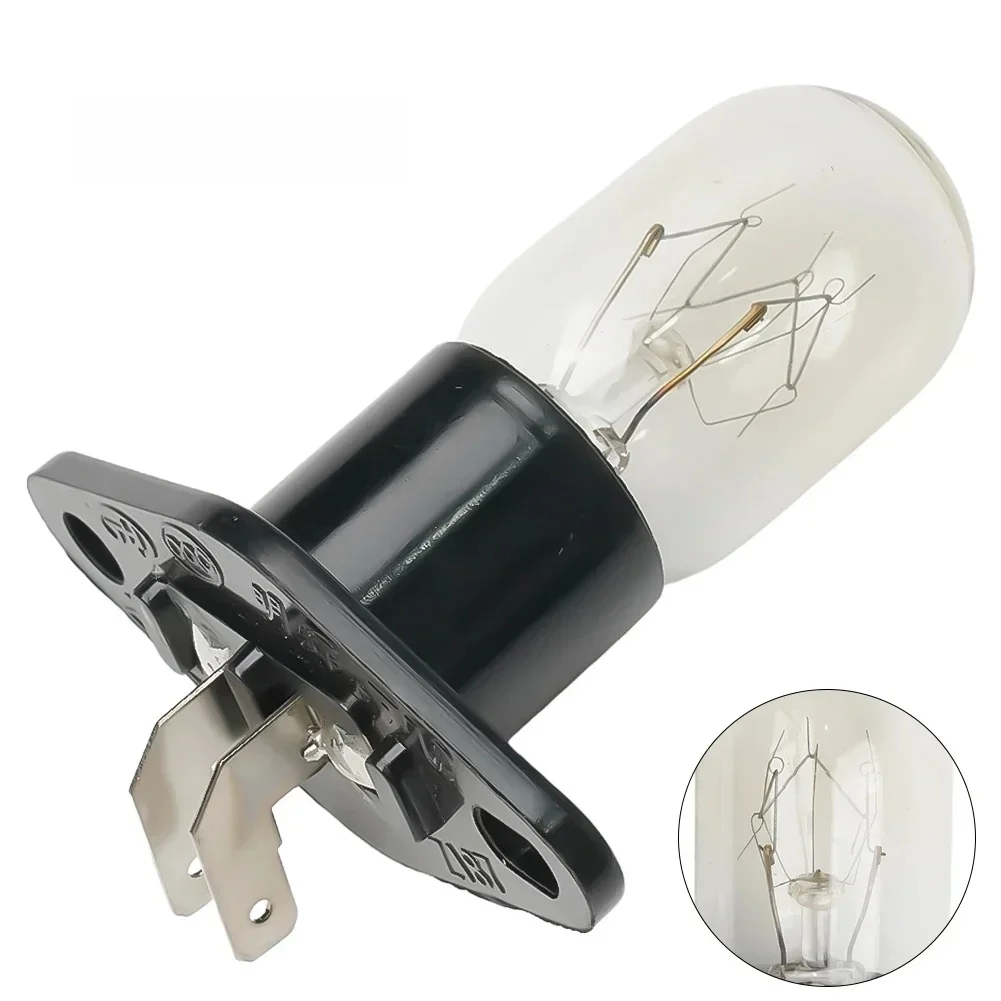 Ampoule pour four à micro-ondes 2A 250V 25W, 1 pièce, éclairage pour réfrigérateur, conception de Base avec support de remplacement, pièces de cuisine pour la maison, outils
