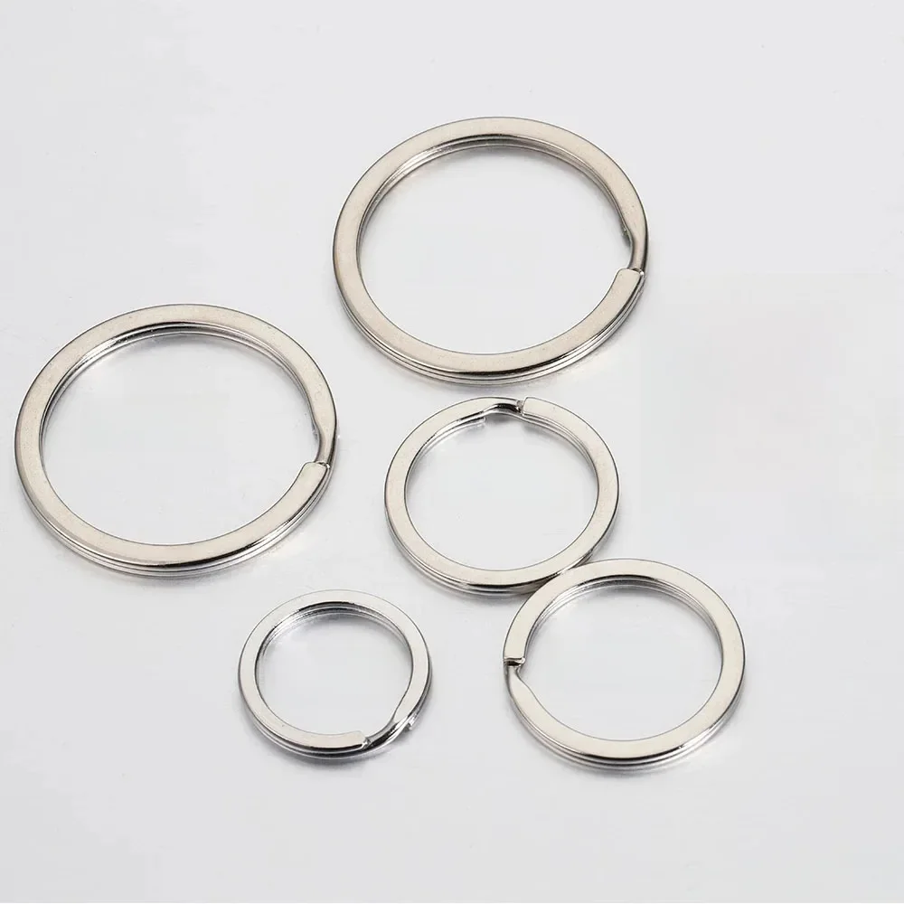 Trendy 20 stuks sleutelhangers multi size split ringetjes haak ring sleutelhanger voor sleutelhanger maken DIY handgemaakte sieraden maken accessoires - afbeelding 2