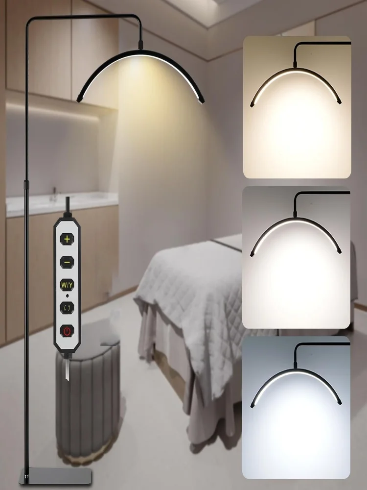 Wimpernlampe Halbmondlicht LED-Mondlampe Fotografie-Fülllicht für Wimpernverlängerung Beauty-Stehlampen für Make-up Schönheitssalon