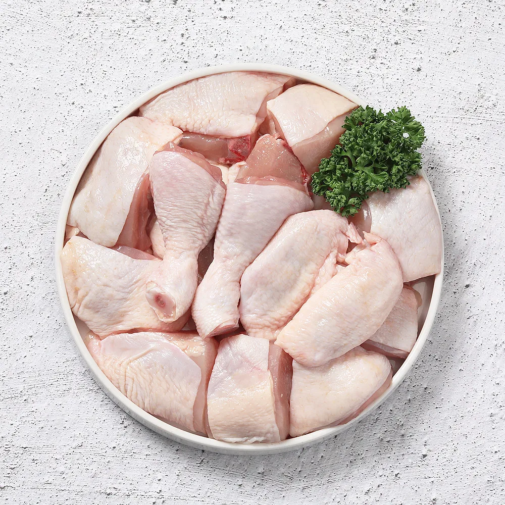 [Doux Sangol] Domestic Refrigerated Chicken Cutting Meat 1kg x 2 Pack Chicken Fried/Steamed Chicken/Chicken Dour