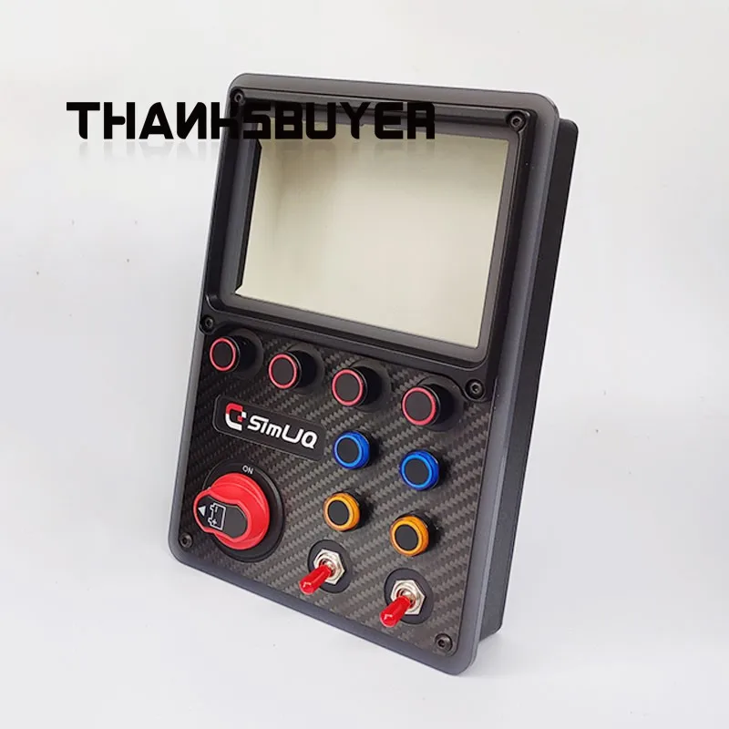 

SimLJQ Sim Racing Button Box Sim Racing Simulator with Backlight for Mirabox 293 V3 Screen