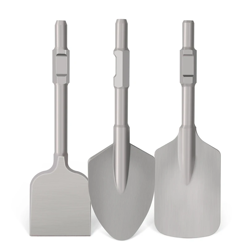 Imagem -06 - Hex Shank Clay Scraping Shovel Scoop Breaker Bit Cinzel para Demolição Jack Hammers Ferramentas de Concreto Arenito Alvenaria