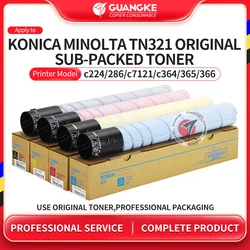 Original qualität TN-321 tn321 Toner kartusche für konica minolta bizhub c224 c284 c364 c224e c284e c364e 7822 7828 tn 321 cmyk