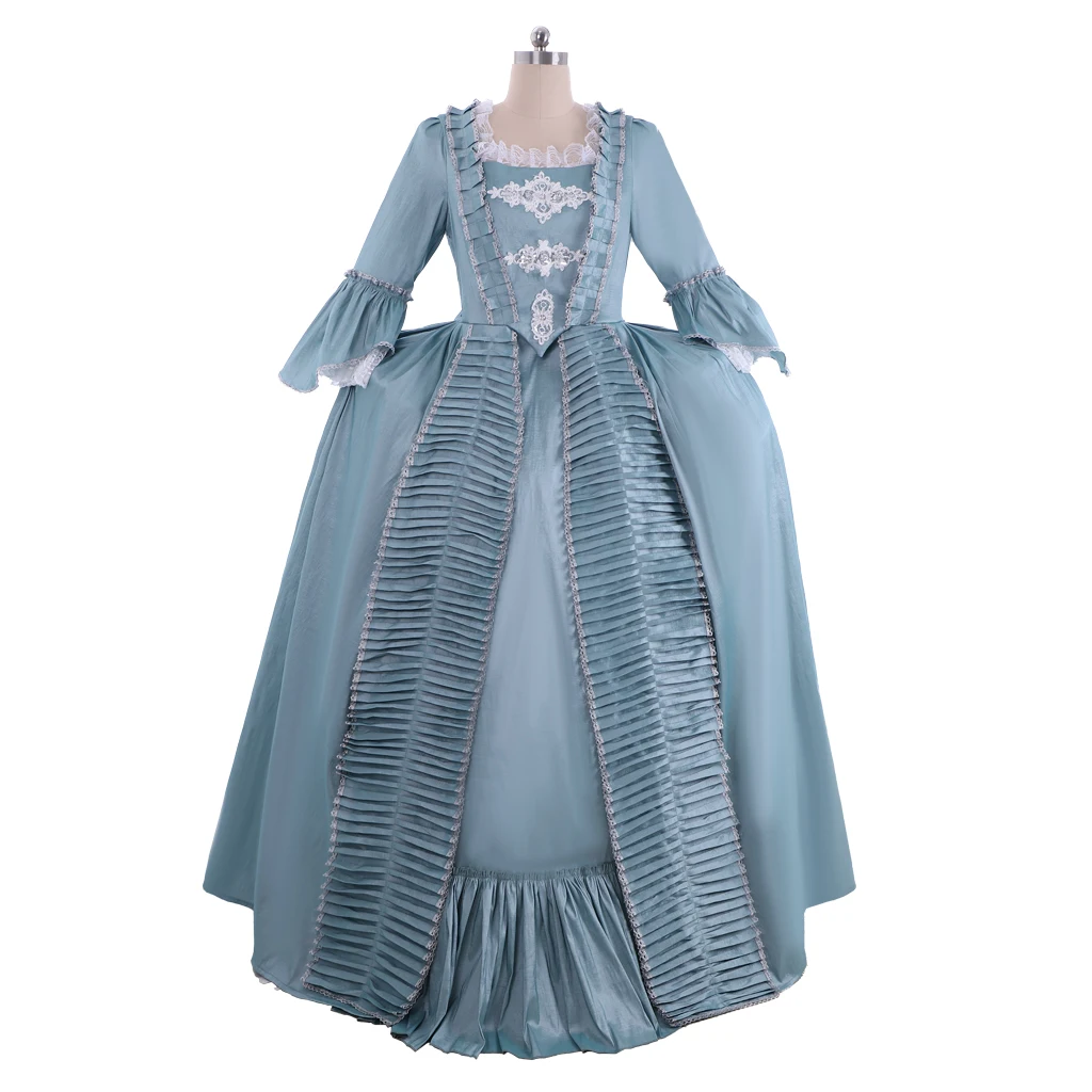 

Victorian Rococo 18th Century Ball Gown Dress Fancy Dress Gown Medieval Marie Antoinette Dress Tudor Rococo Colonial Georgian