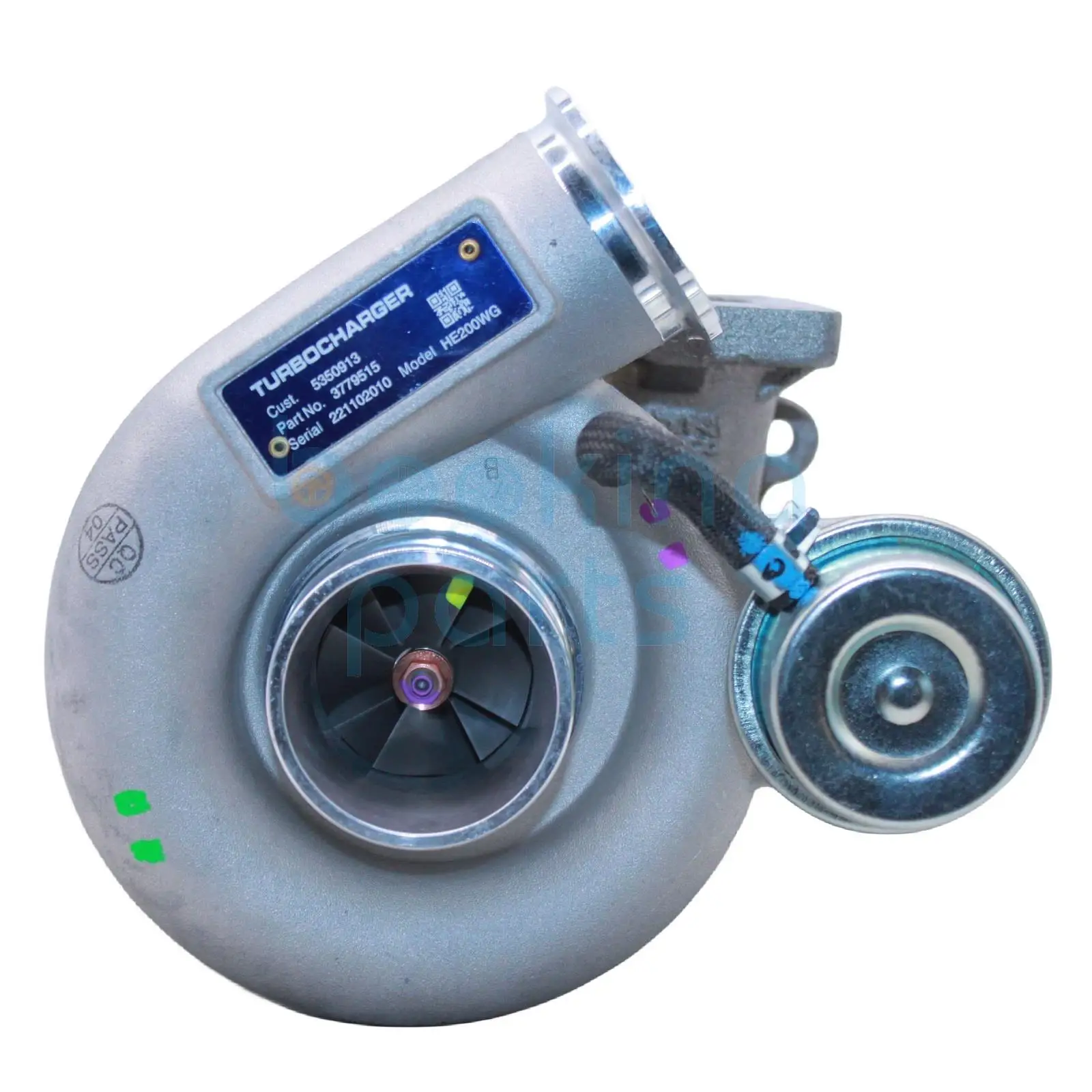 Turbolader voor CUMMINS ISF 3.8L, 5350913