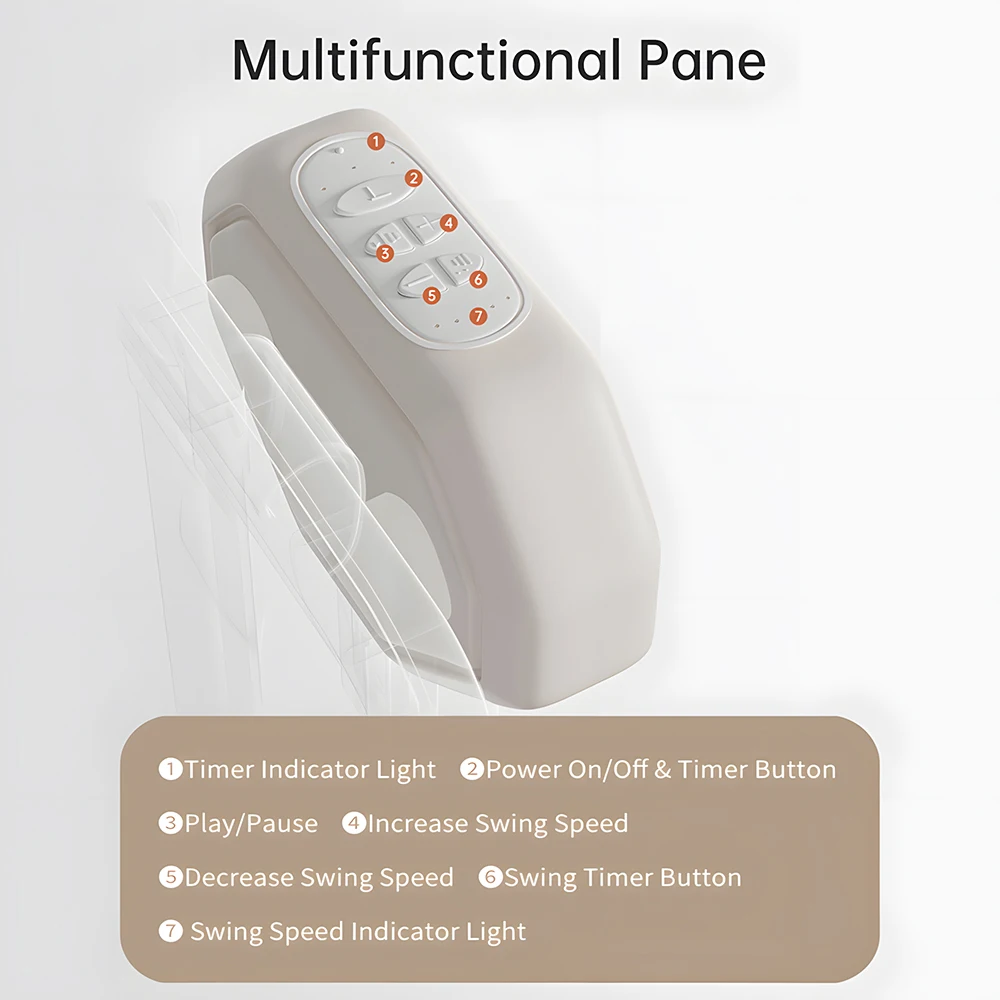 سرير هزاز كهربائي، أوتوماتيكي بجانب السرير، أسرة سفر محمولة للجنسين بعجلات، بدلة عن بعد 0-6 أشهر