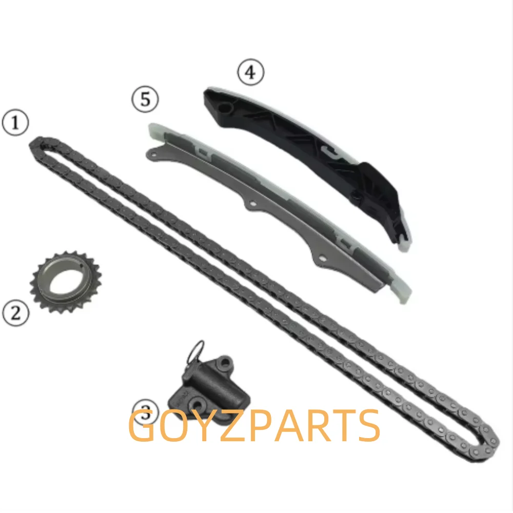 

4N13 4N14 1140A042 ME203085 Engine Full Timing Chain Repair Kit For Mitsubishi ASX Lancer Outlander DID 4N13 1.8T 4N14 2.2T