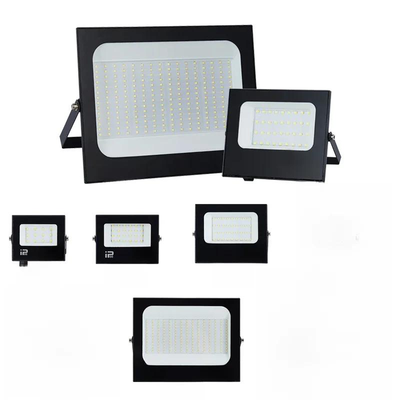 LED Flood light Spotlight Projetor Iluminação exterior 6500k IP66 impermeável para garagem de parede
